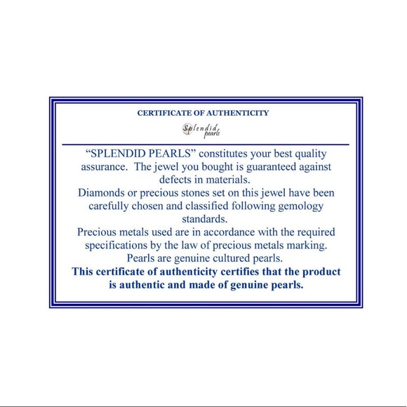 New 14k Freshwater White Pearl Necklace 18” - Picture 7 of 7